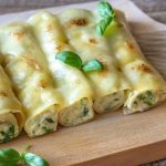 Panqueca de espinafre com ricota