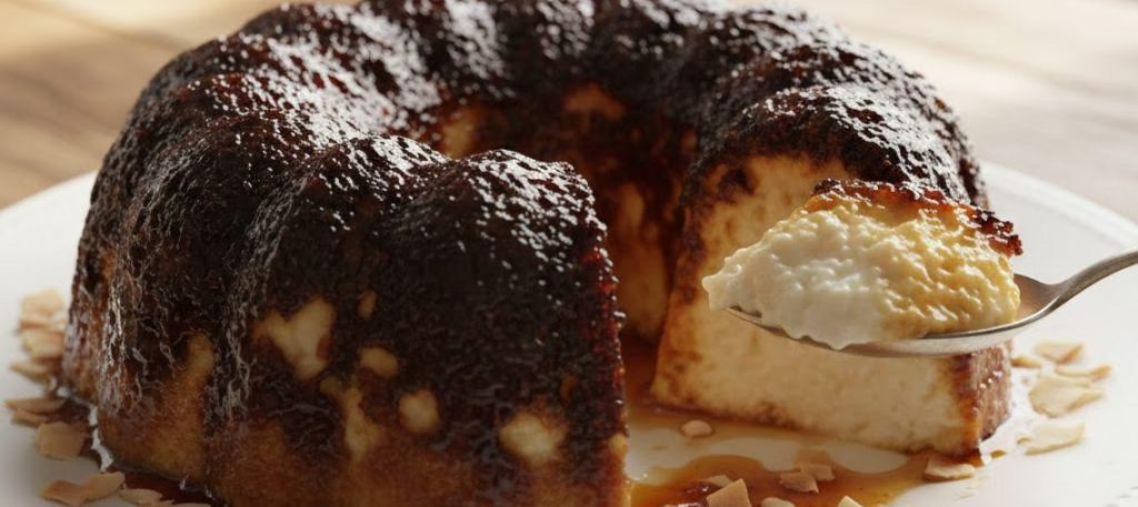 Pudim de coco queimado