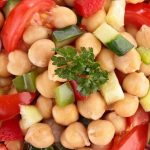 Salada de grão-de-bico