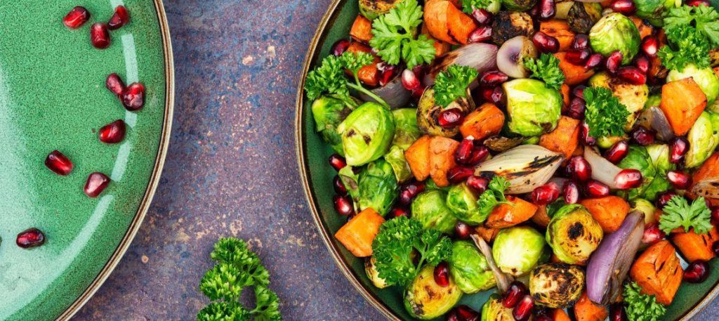 Salada morna de legumes