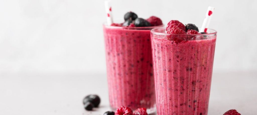 Smoothie de frutas vermelhas