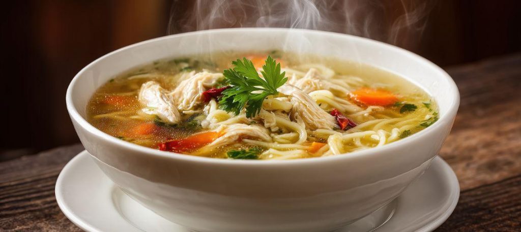 Sopa de legumes com macarrão