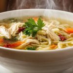 Sopa de legumes com macarrão