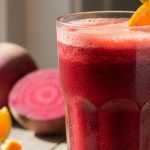 Suco de beterraba com laranja