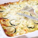 Torta de abobrinha com queijo parmesão