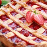 Torta de morango com creme