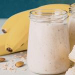 Vitamina de banana com aveia