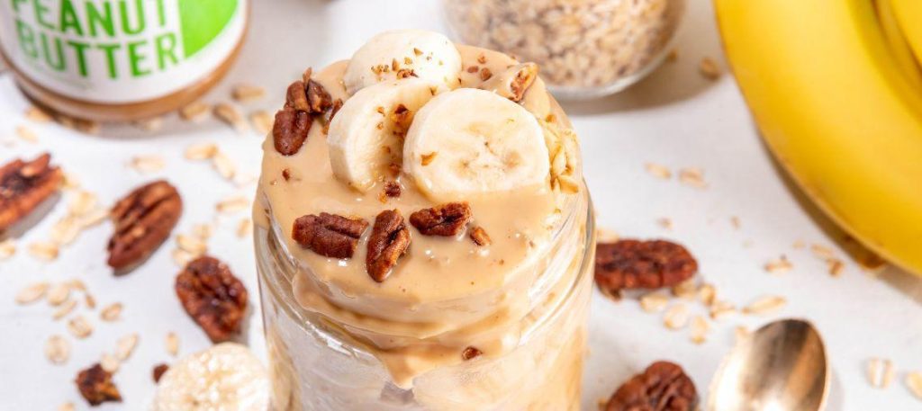 Vitamina de banana com pasta de amendoim