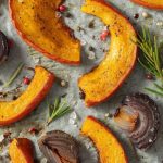 Abóbora assada com ervas