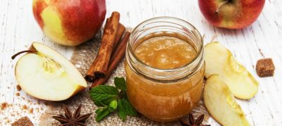 Compota de maçã com especiarias