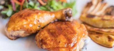 Frango ao molho de mostarda e mel