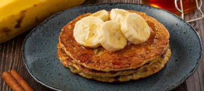 Panqueca de aveia e banana