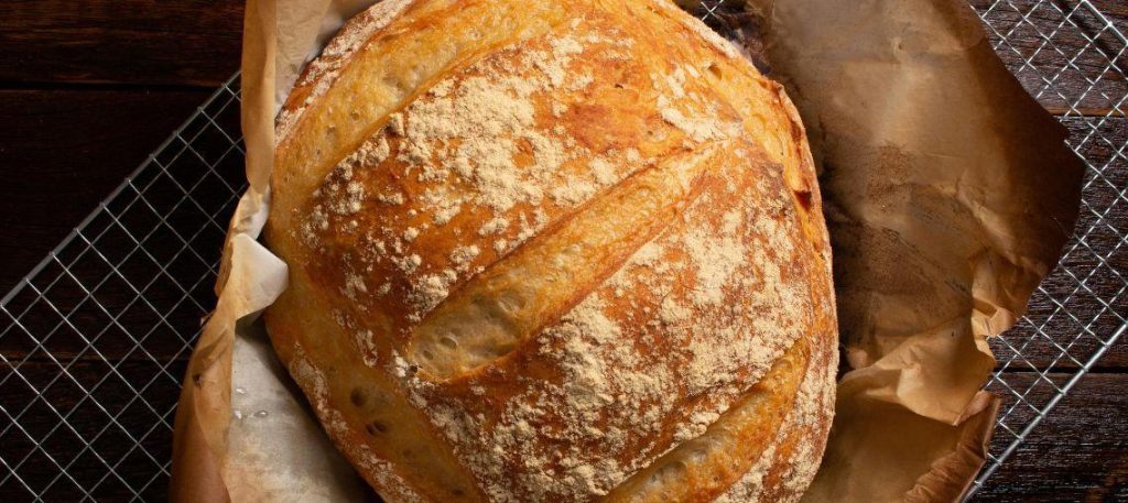 Pão italiano rústico