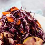 Salada de repolho com maçã e cenoura