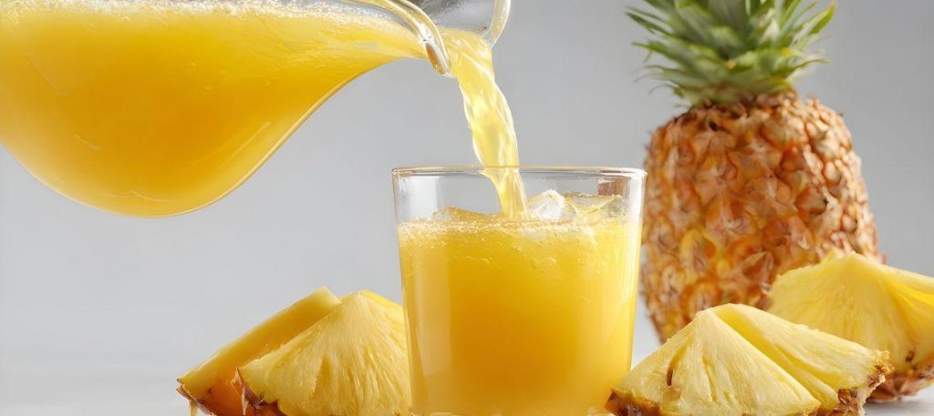 Suco de abacaxi com couve