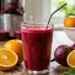 Suco de beterraba com laranja