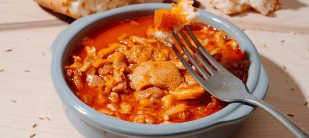 Dobradinha com feijão branco