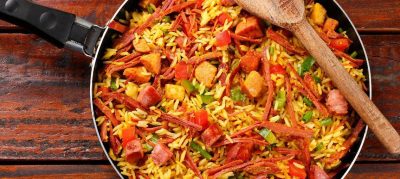 Maria-isabel (arroz com carne seca)