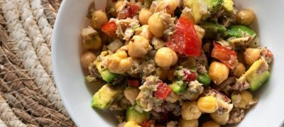 Salada de grão-de-bico