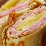 Panqueca de presunto e queijo