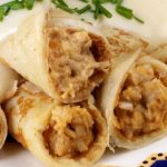 Panqueca integral de frango