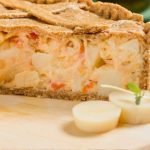 Torta de palmito com catupiry