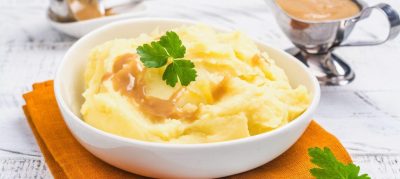 Purê de batata-doce com manteiga