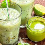Smoothie de pera com gengibre