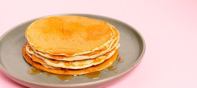Panqueca de aveia com maçã