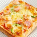 Pizza de pão de forma