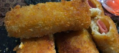 Risoles de presunto e queijo