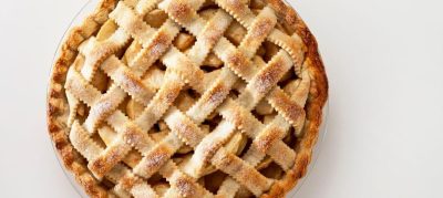 Torta de maçã com massa amanteigada
