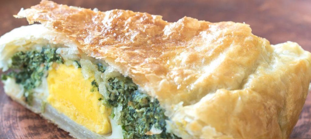 Torta de ricota com espinafre