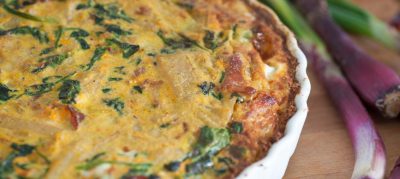 Torta integral de legumes