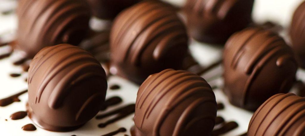 Trufa de chocolate ao leite